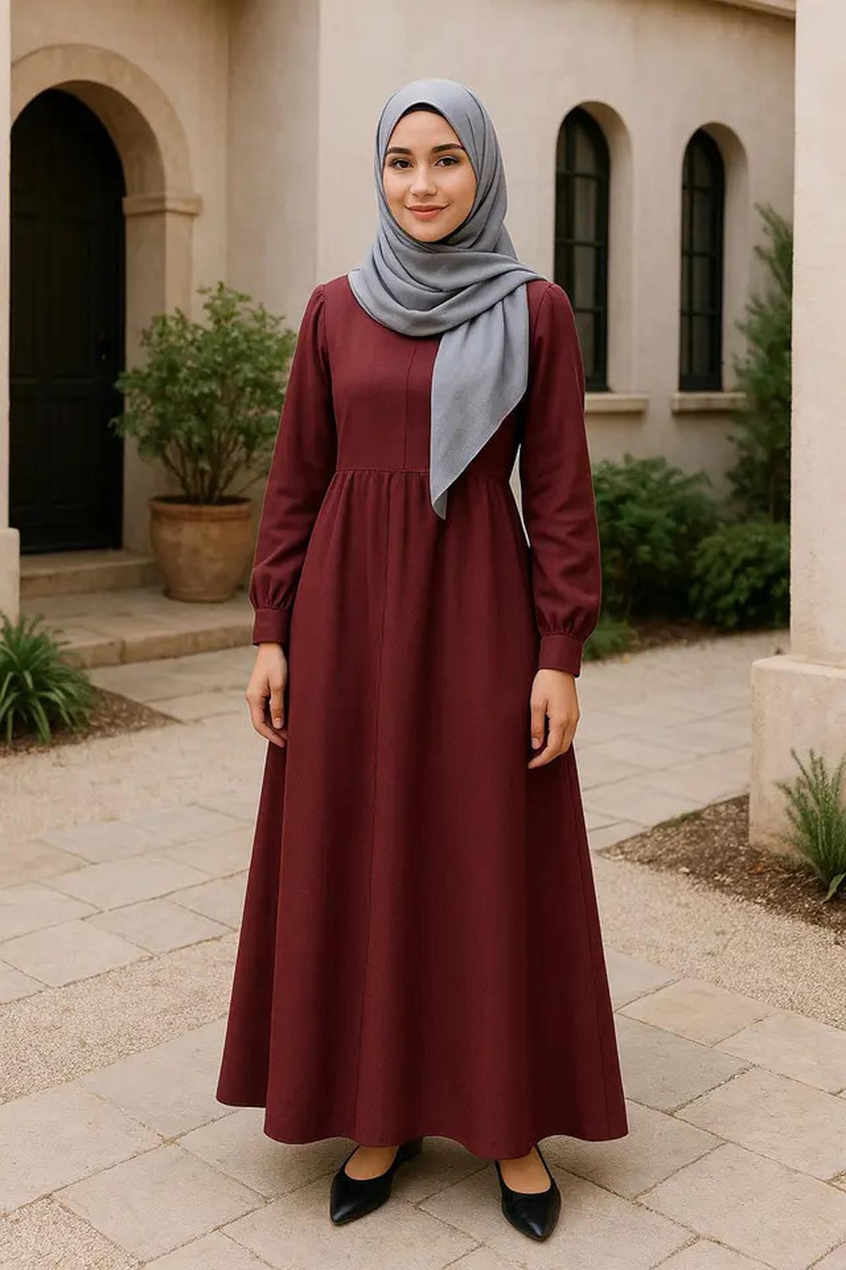 11 Rekomendasi Warna Jilbab Terbaik untuk Gamis Merah Marun, Hijaber Tampil makin Menawan