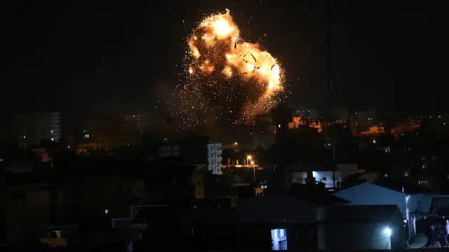 Stasiun TV Hamas Hancur