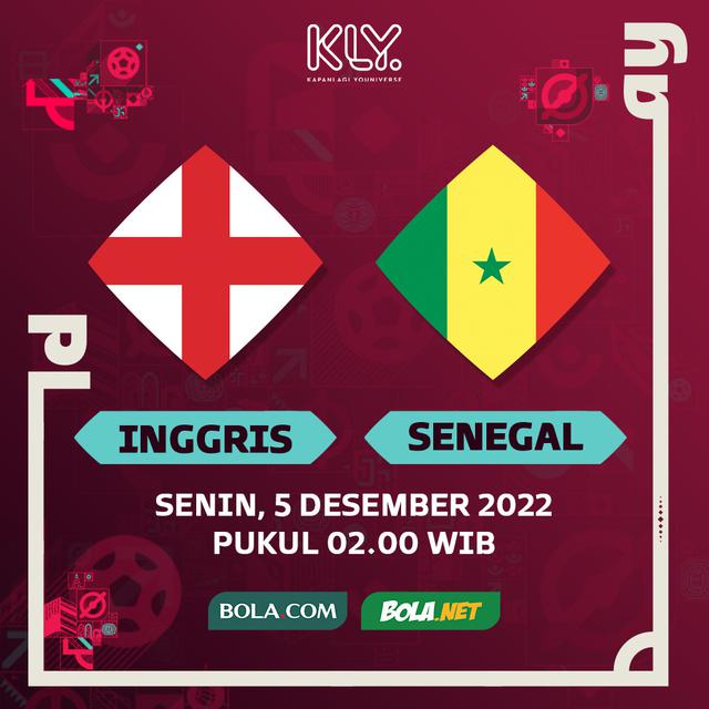 Piala Dunia 2022 - Prediksi Inggris Vs Senegal