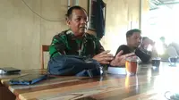 Danrem 132 Tadulako, Brigjend TNI Farid Makruf saat berdiskusi dengan jurnalis di Palu pada 21 Juli, 2020 tentang rencana pelibatan kembali TNI dalam Operasi Tinombala di Poso . (Foto: Liputan6.com/ Heri Susanto).