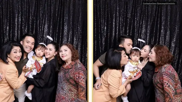 Jessica Mila saat Menyaksikan Putrinya Performance bersama ibu dan ibu mertua. [@jscmila]