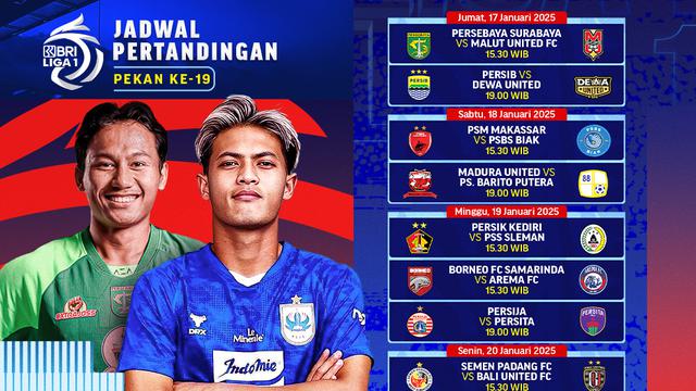 Jadwal Pertandingan BRI Liga 1 2024/25 Matchweek ke 19 di Vidio
