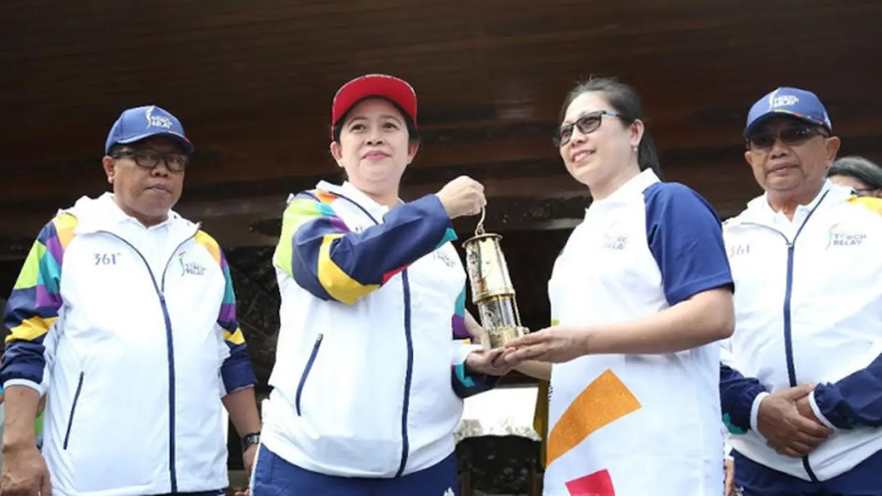 Kirab Obor Asian Games 2018 di Kota Blitar, Menko PMK Minta Maknai Sejarah Bangsa dan Semangatnya
