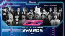 Telkomsel memberikan penghargaan kepada para pemenang di kategori Lifetime Achievement dan 16 kategori DGA 2021.