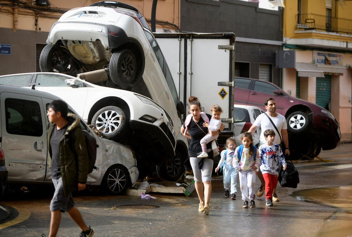Banjir parah di Valencia