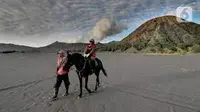 Lautan pasir kawasan Gunung Bromo , Jawa Timur (Istimewa)