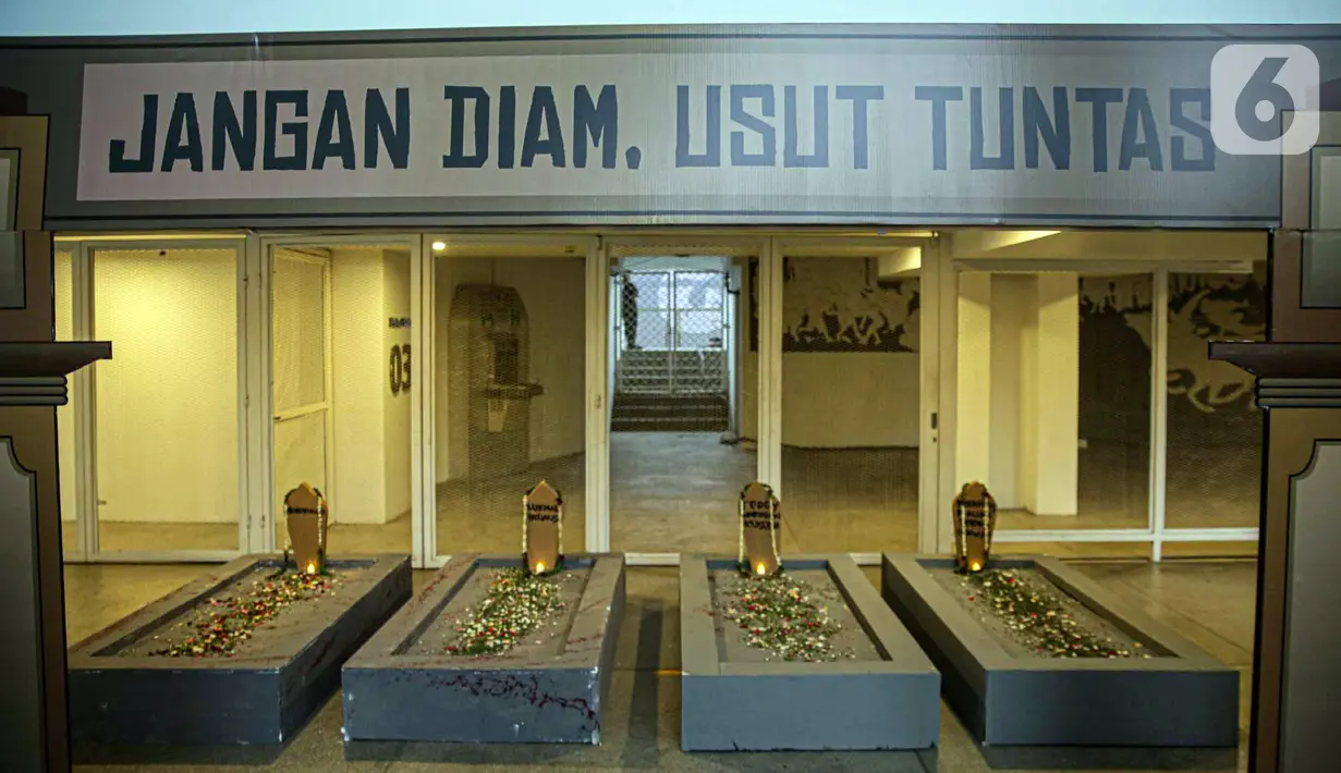 Acara ini juga untuk memberi penghormatan terhadap Hak Asasi Manusia sebagai pilar penting demokrasi, sebagaimana deklarasi hak asasi yang sudah diratifikasi. (Liputan6.com/Faizal Fanani)