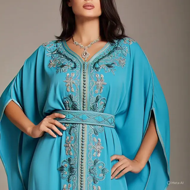 Model Kaftan agar Terlihat Langsing