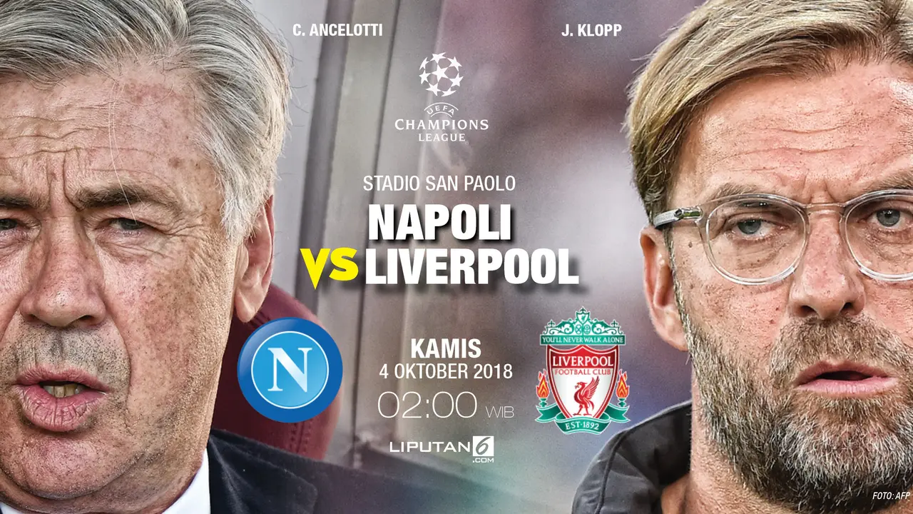 Prediksi Napoli Vs Liverpool