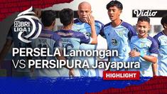 Berita video highlights BRI Liga 1, Persela kalahkan Persipura dengan skor tipis 1-0, Jumat (10/9/21)