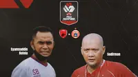 Duel Pelatih Sudirman Vs Syamsuddin Batola: Panggung Pembuktian 2 Sosok Kejutan di Piala Menpora 2021