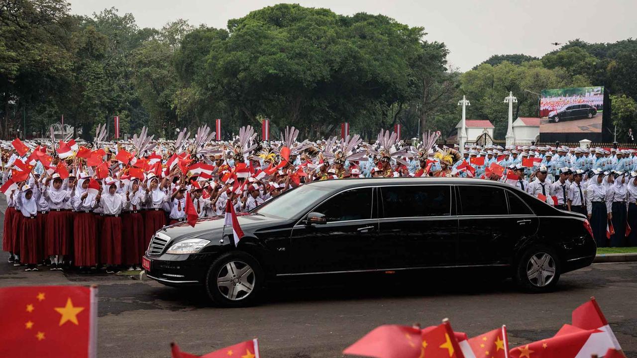 FOTO: Presiden Prabowo Sambut PM  China Li Qiang di Istana Merdeka