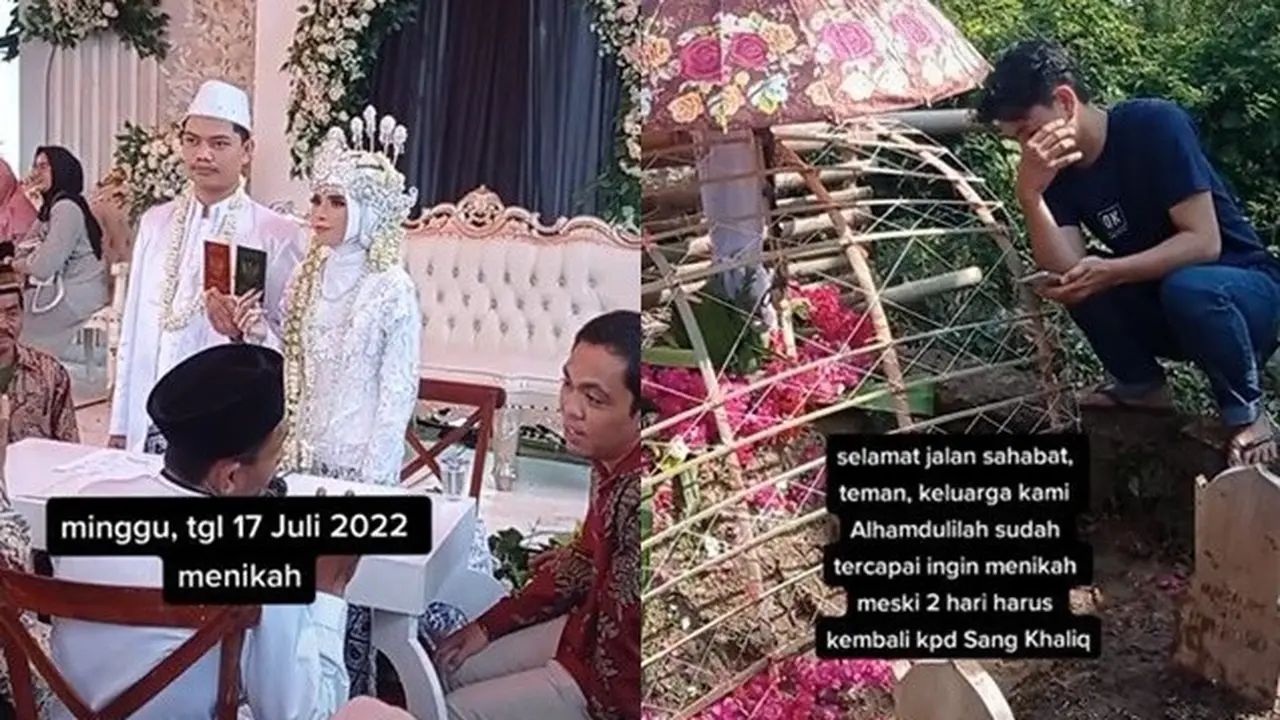 Kisah Pilu Istri Meninggal Usai Dua Hari Menikah, Tangis Suami Pecah
