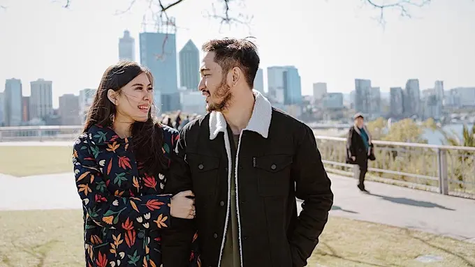 Syahnaz Sadiqah dan Jeje Govinda