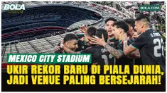 Stadion Azteca di Mexico City akan menjadi tuan rumah laga pembuka Piala Dunia 2026 antara Meksiko dan Afrika Selatan pada 11 Juni. Venue legendaris ini mencetak sejarah sebagai stadion pertama yang tiga kali menggelar pertandingan pembuka Piala Duni...