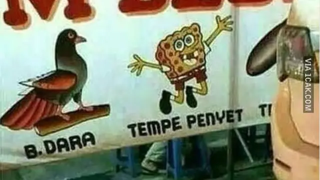 6 Tulisan Salah di Spanduk Pecel Lele Ini Bikin Pelanggan Ngakak