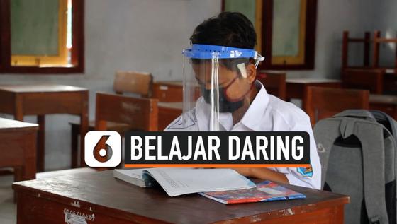 VIDEO: Tidak Mampu Beli Kuota Internet Siswa Belajar Sendirian di Sekolah