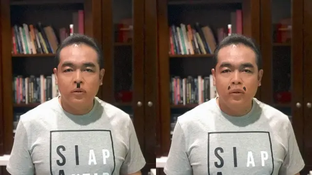 6 Editan Foto Adam Suami Inul Daratista Kembali Berkumis Ini Bikin Ketawa Geli