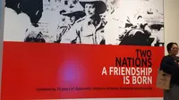 Pameran sejarah hubungan diplomatik RI - Australia yang memasuki usia ke-70 tahun, di Museum Nasional, Jakarta, Rabu 13 November 2019 (Rizki Akbar Hasan / Liputan6.com)