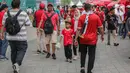 Tim Merah Putih berstatus tuan rumah, sementara Ekuador merupakan runner up Copa America U-17 2023. (Liputan6.com/Faizal Fanani)