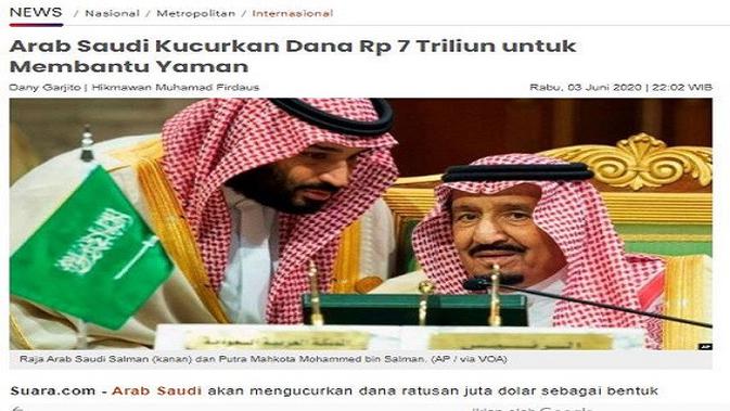 Cek Fakta: Tidak Benar Artikel Berjudul 