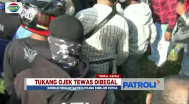 Pada tubuh korban ditemukan luka tusukan di perut dan luka bacok di kepala korban.