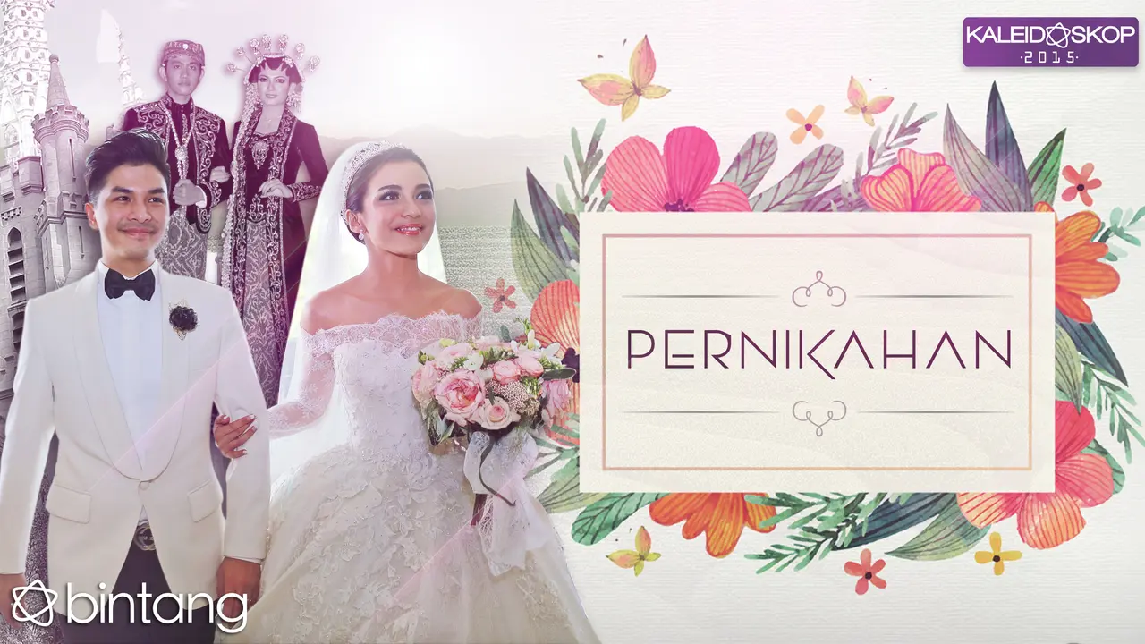 Kaleidoskop Pernikahan Selebriti 2015