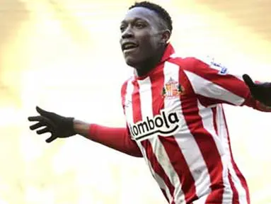 Selebrasi striker Sunderland Danny Welbeck usai menjebol gawang Bolton Wanderers dalam lanjutan EPL di Stadium of Light, Sunderland, 18 Desember  2010. AFP PHOTO / GRAHAM STUART
