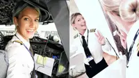 Maria Pettersson, pilot perempuan maskapai Ryanair (Instagram/pilotmaria)