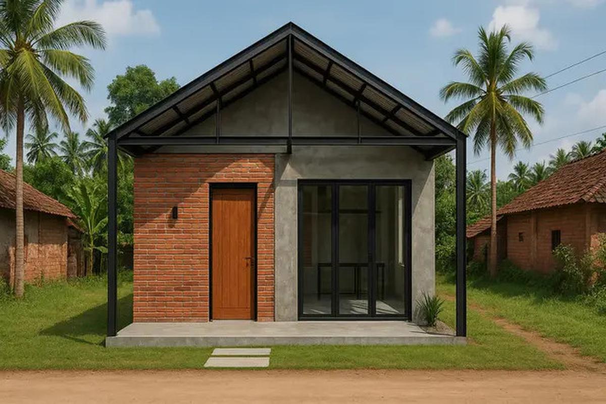 8 Desain Rumah Sederhana tapi Terlihat Mewah 2 Kamar di Kampung