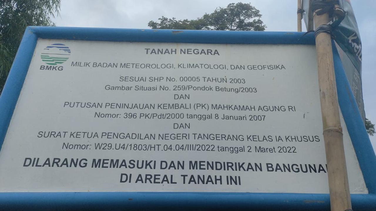 Klarifikasi GRIB Jaya Usai Dilaporkan BMKG ke Polisi Terkait Penguasaan Lahan