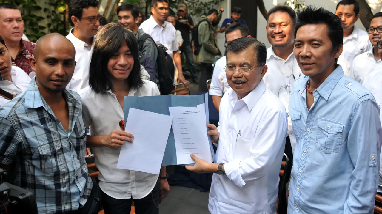 Usai Sarapan, Slank Nyanyikan Lagu Ngindonesia untuk Jokowi-JK