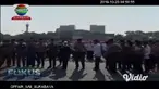 Memperingati Hari Santri 22 Oktober, Forkopimda Jawa Timur menggelar apel pasukan di Lapangan Polda Jatim, dengan mengambil tema Santri Indonesia Untuk Perdamaian Dunia.