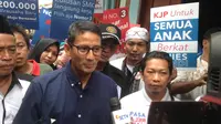 Terinspirasi Nabi Muhammad, Sandi Ingin Wujudkan Keadilan Ekonomi