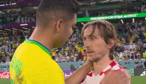 Rasa Hormat antara Luka Modric dan Casemiro/ Twitter The Sporting News