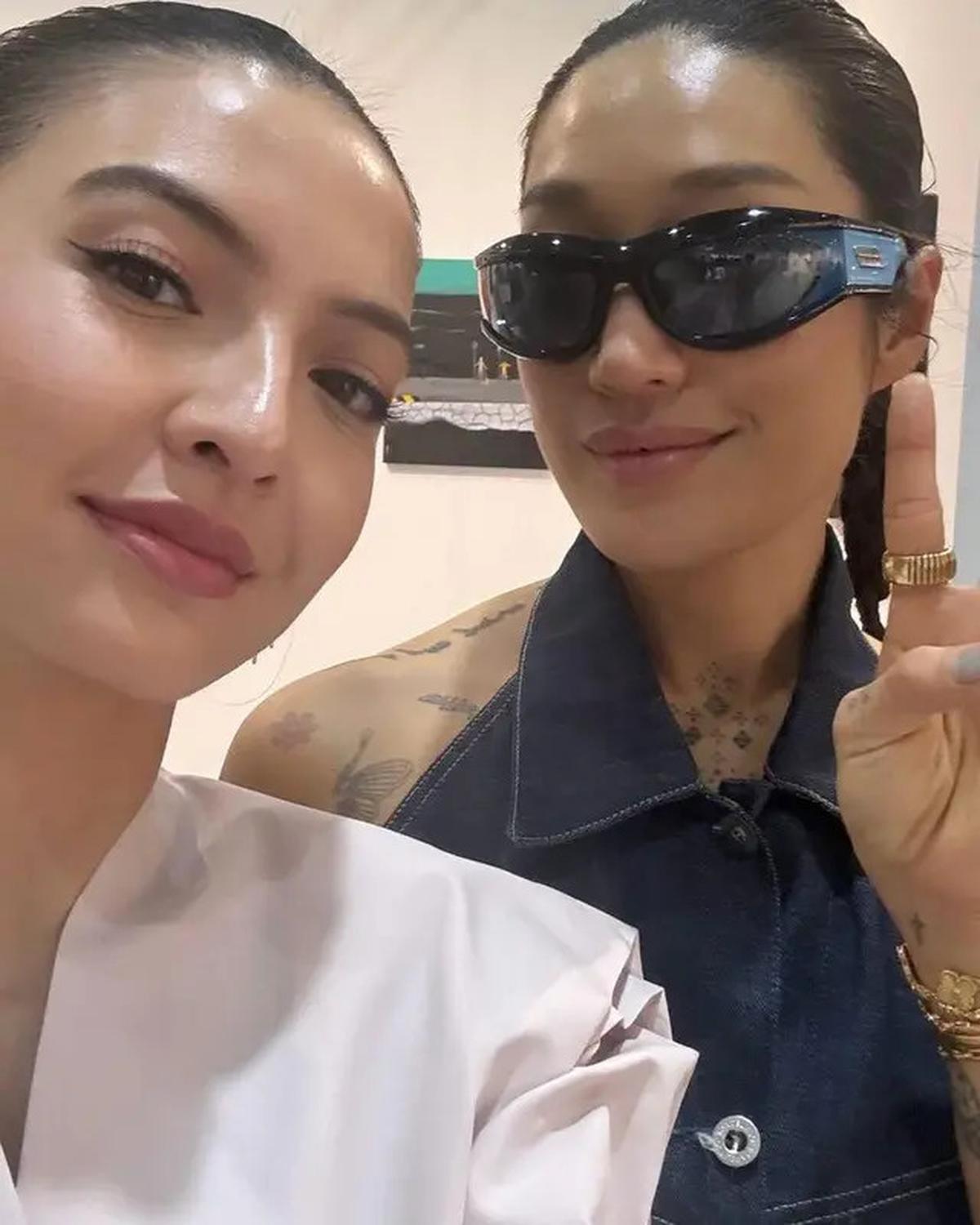 6 Gaya Raline Shah Pamer Foto Bareng G-Dragon, PSY, dan Rain di Seoul, Circlenya Berkelas