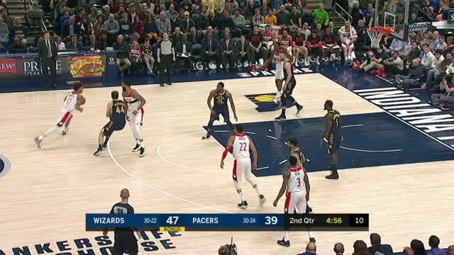 Berita video game recap NBA 2017-2018 antara Washington Wizards melawan Indiana Pacers dengan skor 111-102.