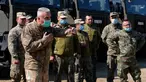 Sejumlah tentara Rumania bekerja di lokasi pembangunan rumah sakit militer untuk kemungkinan korban epidemi COVID-19 di Otopeni, Bucharest, Rumania (19/3/2020). Rumania menyatakan status darurat mulai 16 Maret. (Xinhua/Cristian Cristel)