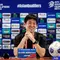 Pelatih Timnas Jepang, Hajime Moriyasu. (Bola.com/Bagaskara Lazuardi)