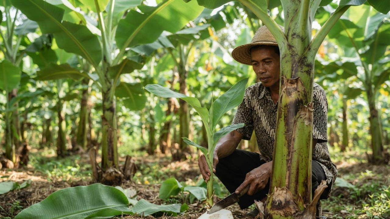 Cara Memilih Pohon Pisang yang Produktif