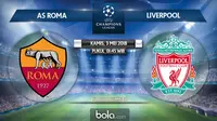 Semifinal Liga Champions 2017/2018 AS Roma Vs Liverpool (Bola.com/Adreanus Titus)