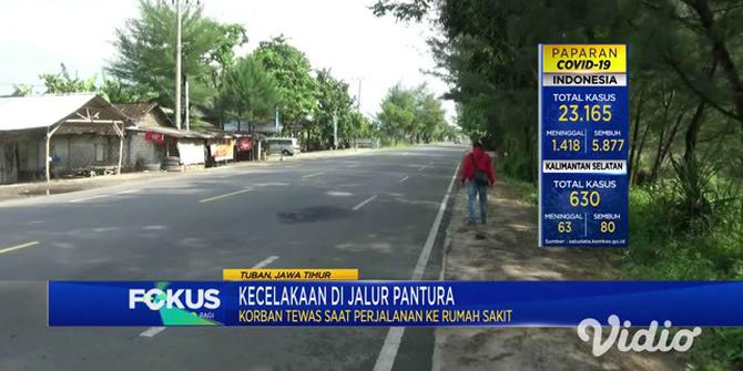 VIDEO: Pejalan Kaki Meninggal Akibat Ditabrak Pemotor di Tuban
