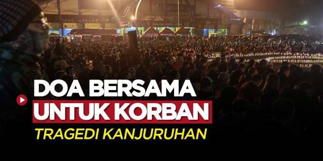 VIDEO: Ribuan Orang Menggelar Doa Bersama Mengenang 7 Hari Tragedi Kanjuruhan