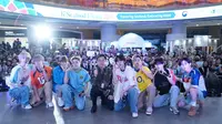 Grup Idol WHIB Tutup Meriah Promosi Produk Perikanan K-Brand di Jakarta