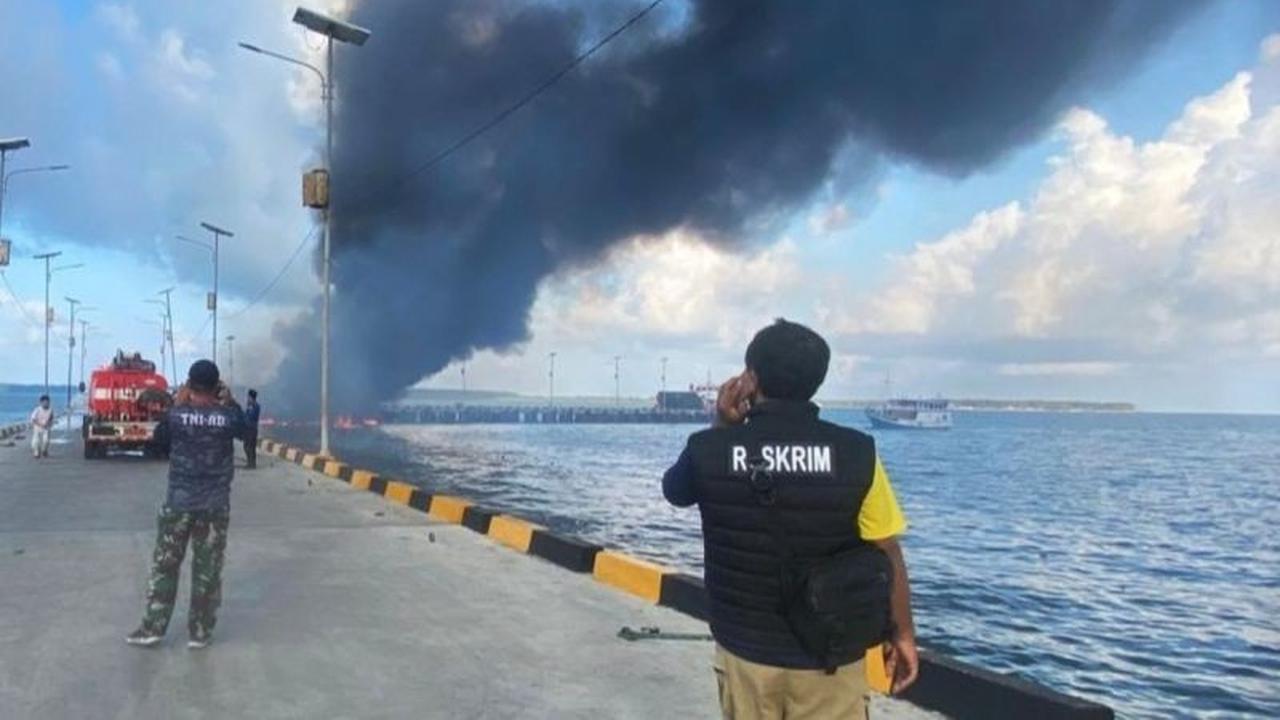 KM Citra Terbakar di Selayar, Dua Korban Jiwa Melayang Akibat Ledakan Tabung Gas
