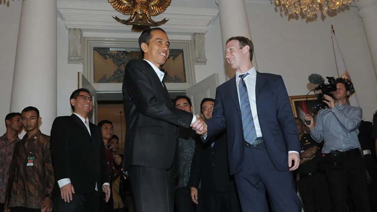 Jokowi dan Mark Zuckerberg
