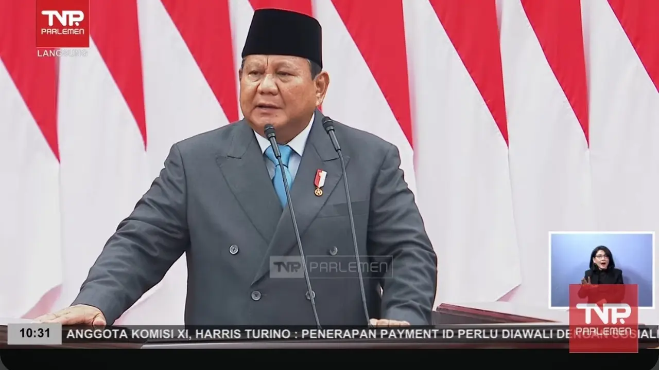 Presiden Prabowo Subianto dalam Sidang Tahunan MPR RI dan Sidang Bersama DPR RI - DPD RI