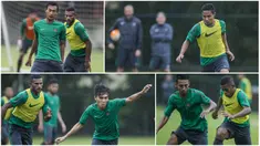 Berikut ini Evan Dimas dan 5 pemain top yang ikut seleksi Timnas Indonesia U-22. Para pemain yang lolos nantinya akan mewakili Merah Putih di ajang Sea Games 2017. (Bola.com/Vitalis Yogi Trisna)