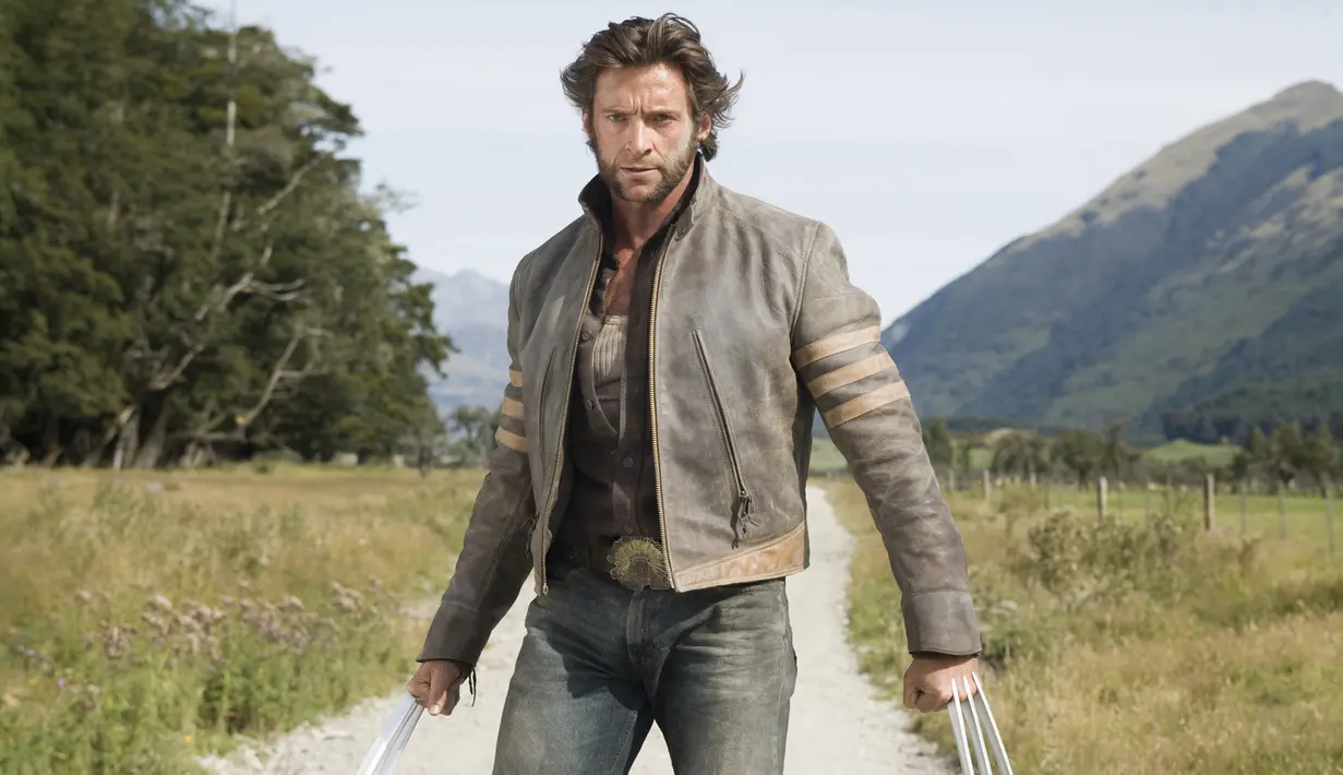 Hugh Jackman sebagai Wolverine di film-film X-Men. (martincuff.com)