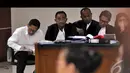 Salah satu saksi yang ditunggu kesaksiannya adalah Nazarudin. Tapi menurut Anas kesaksian Nazar tak ada artinya Jakarta, Kamis (14/8/2014) (Liputan6.com/Miftahul Hayat)